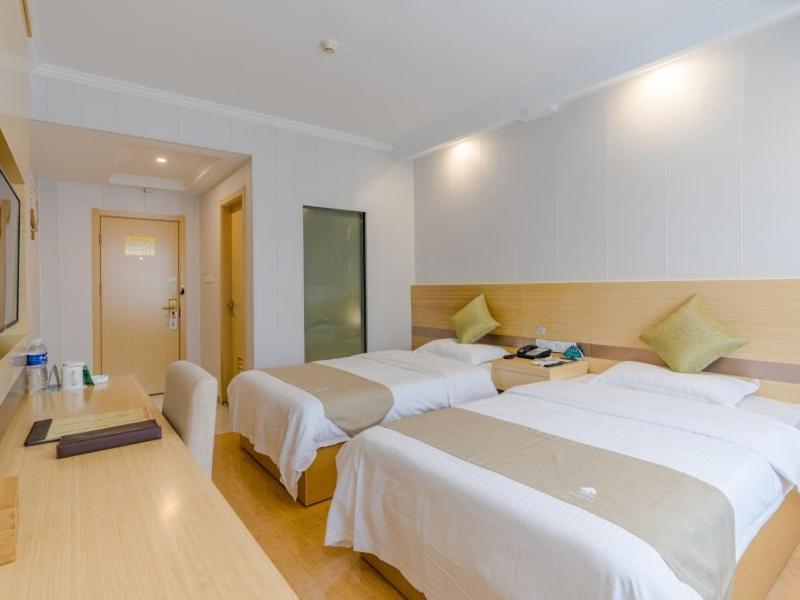 Greentree Inn Anhui Hefei High-Speed Railway South Station Baohe Avenue Government Business Hotel Exterior foto